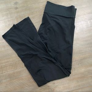 Victoria’s Secret PINK black mesh leggings Large
